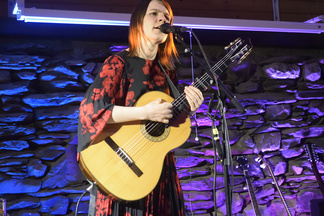 Nurmeslähtöinen Mirja Klippel esiintyi miehensä Aleksin kanssa